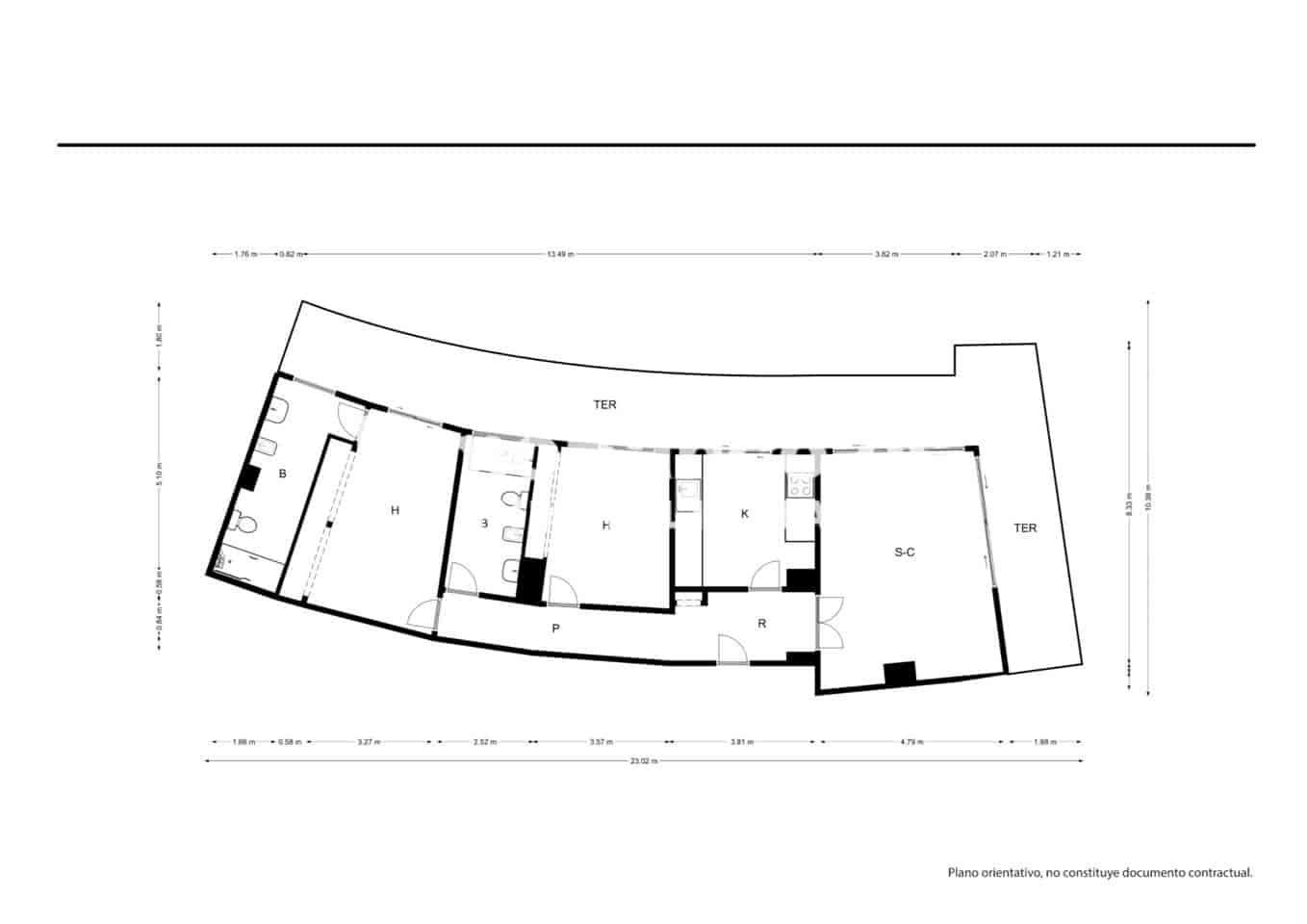 2 camera da letto Appartamento in vendita in Valencia citta con piscina - 345.000 € (Rif: 9532534)