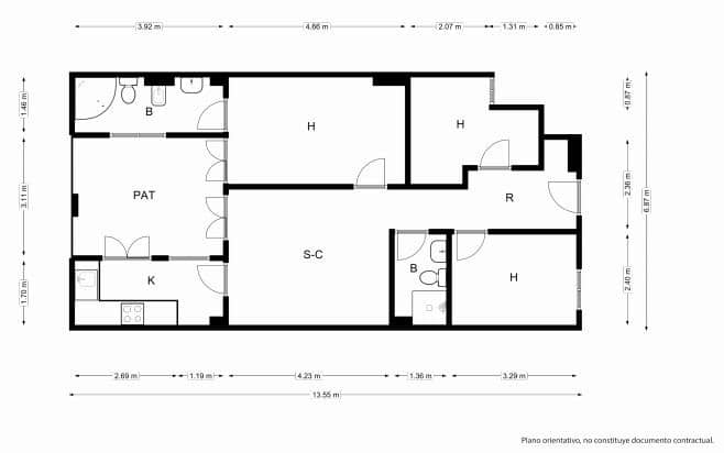 3 soveværelse Lejlighed til salg i Valencia by - € 221.000 (Ref: 9550333)
