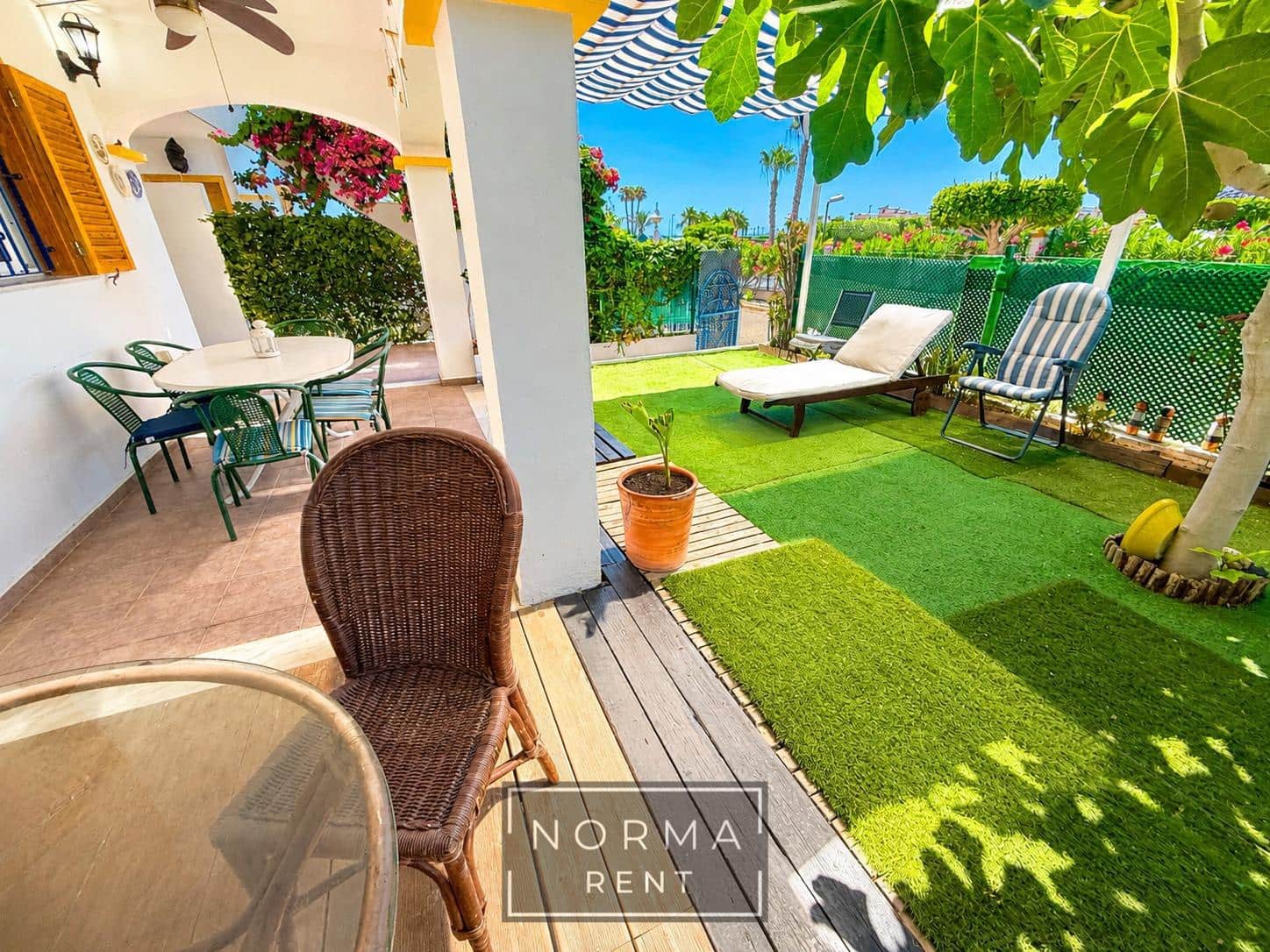 2 sovrum Bungalow att hyra i Vera med pool - 700 € (Ref: 10015667)