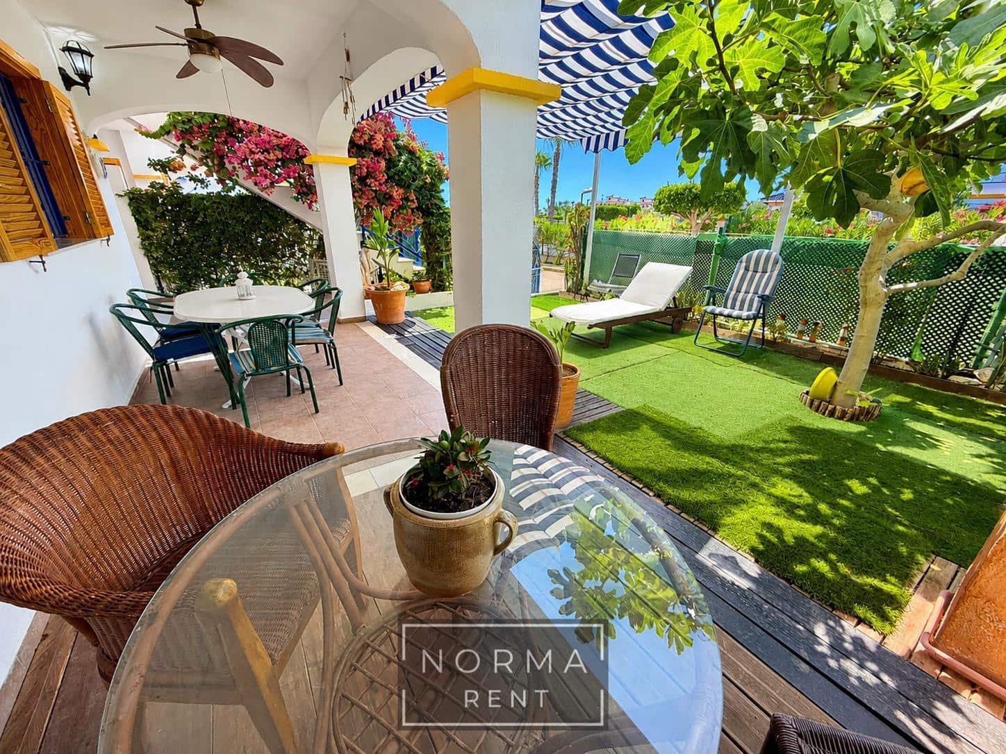 2 sovrum Bungalow att hyra i Vera med pool - 700 € (Ref: 10015667)
