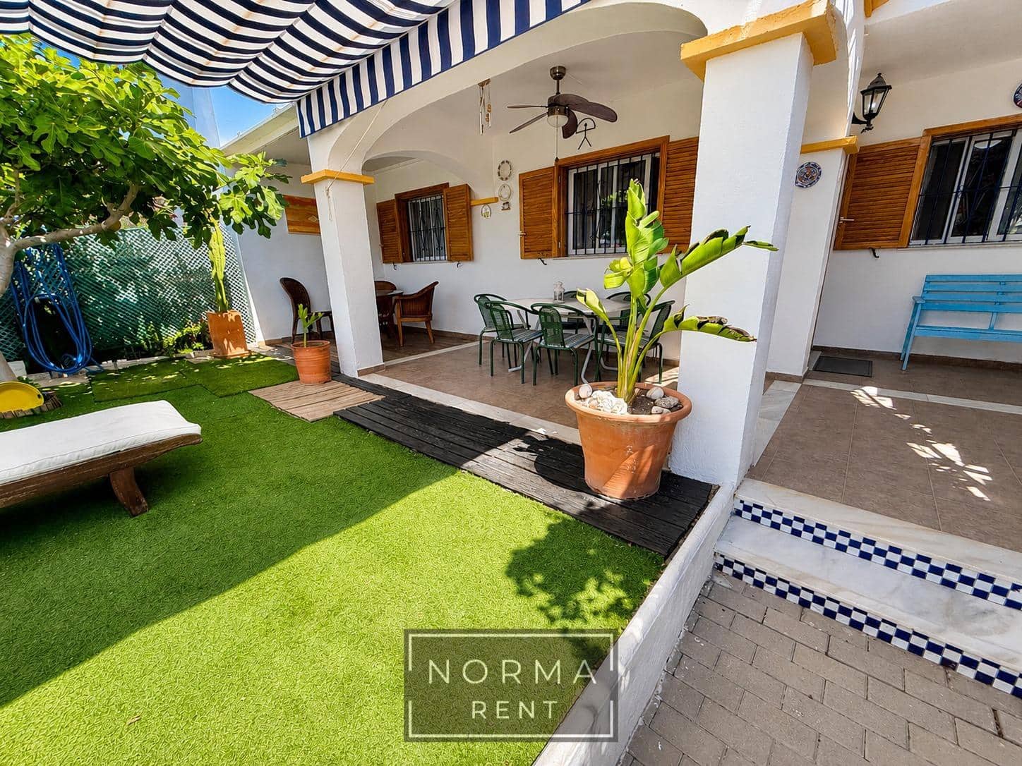 2 sovrum Bungalow att hyra i Vera med pool - 700 € (Ref: 10015667)