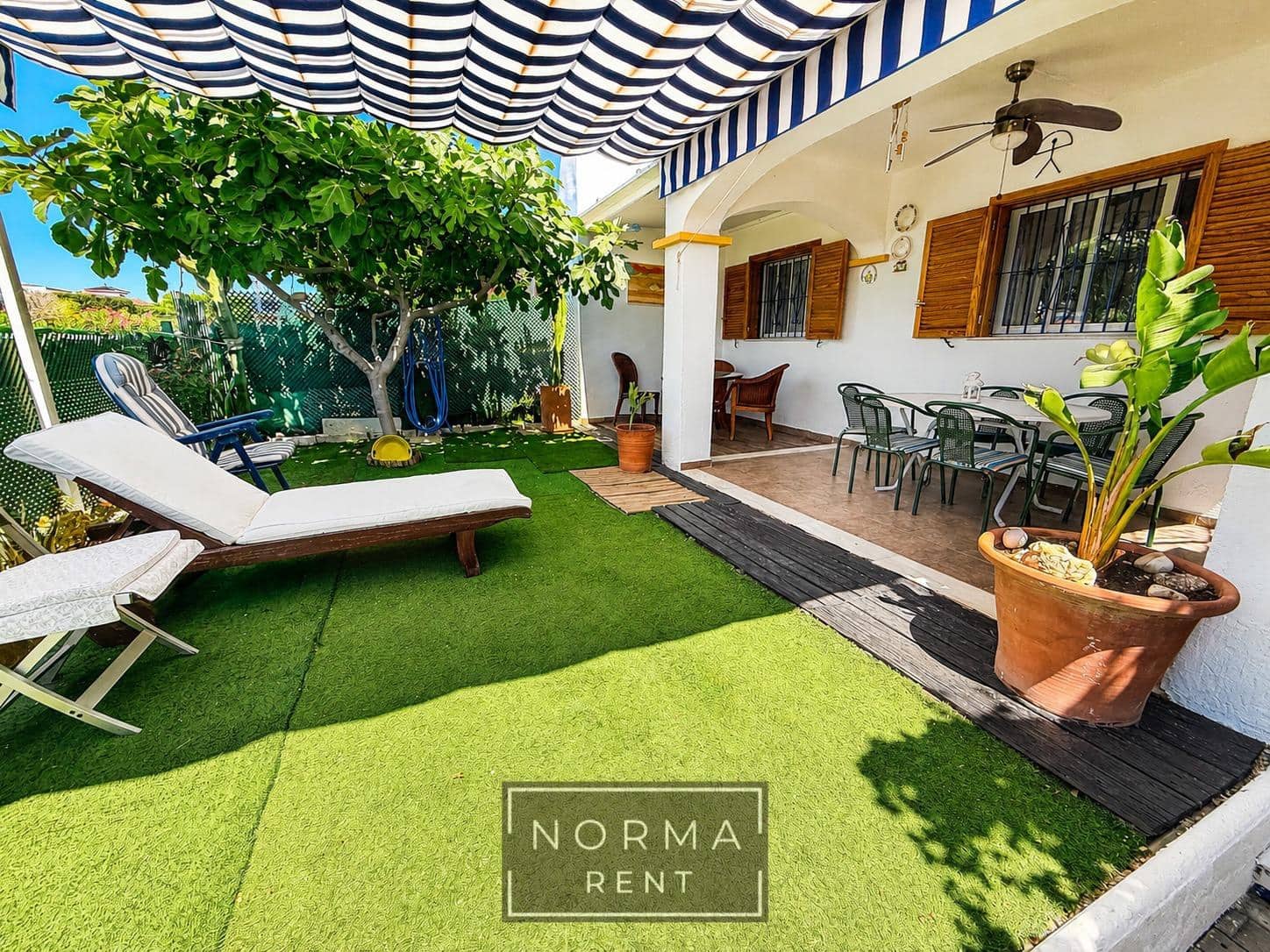 2 sovrum Bungalow att hyra i Vera med pool - 700 € (Ref: 10015667)