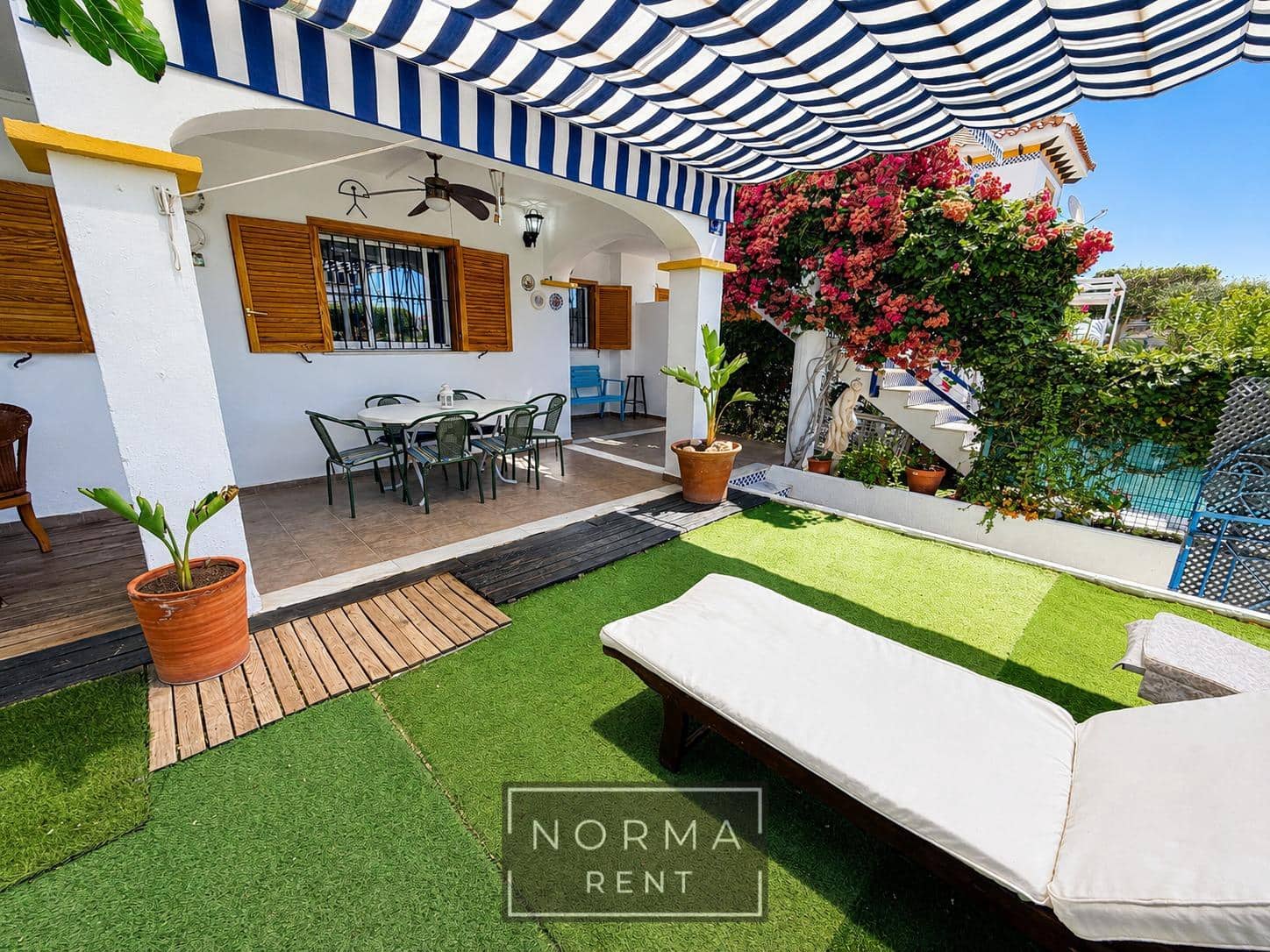 2 sovrum Bungalow att hyra i Vera med pool - 700 € (Ref: 10015667)