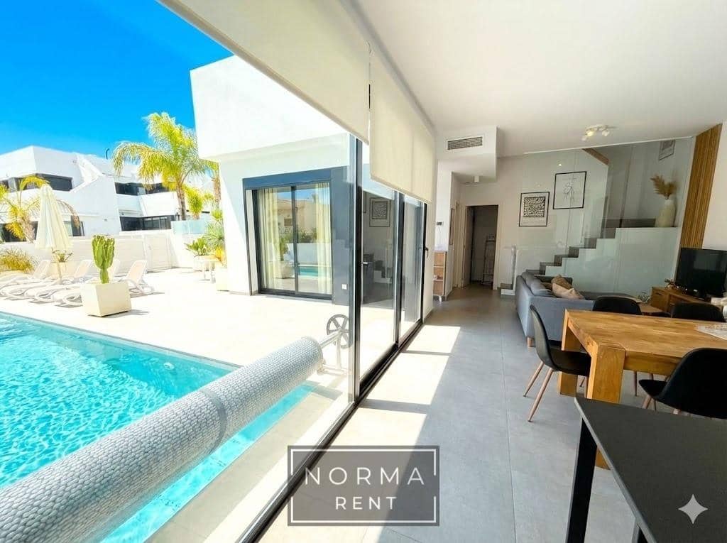 3 Zimmer Villa zu vermieten in Guardamar del Segura mit Pool - 2.750 € (Ref: 10059242)