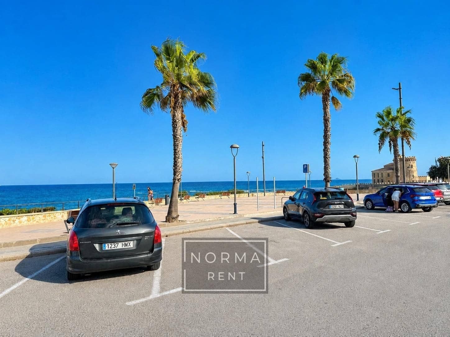 2 soverom Strandleiligheter til leie i El Mojon med garasje - € 650 (Ref: 10076518)