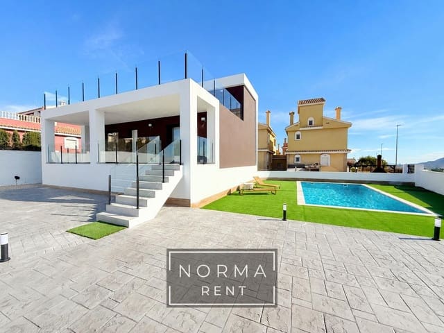 Chalet de 3 habitaciones en Monforte del Cid en alquiler con piscina garaje - 2.400 € (Ref: 10187204)