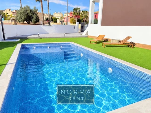 Chalet de 3 habitaciones en Monforte del Cid en alquiler con piscina garaje - 2.400 € (Ref: 10187204)