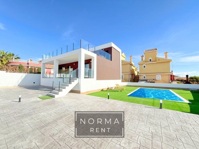 Chalet de 3 habitaciones en Monforte del Cid en alquiler con piscina garaje - 2.400 € (Ref: 10187204)