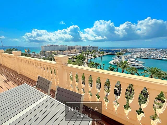 3 soveværelse Lejlighed til leje i Casco Antiguo - Sant Cruz - Ayuntamiento, Alicante by - € 3.000 (Ref: 9137199)