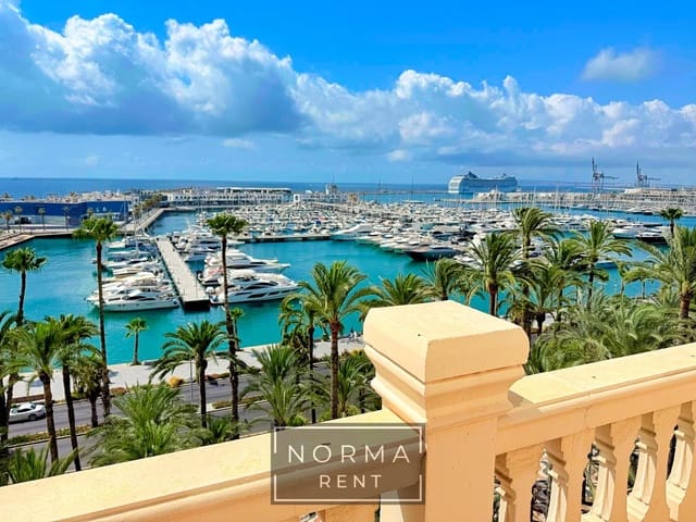 3 soveværelse Lejlighed til leje i Casco Antiguo - Sant Cruz - Ayuntamiento, Alicante by - € 3.000 (Ref: 9137199)