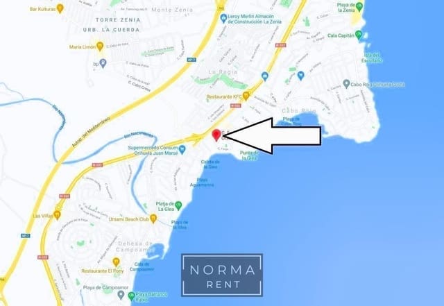 3 camera da letto Villetta a Schiera da affittare in Campoamor, Orihuela con piscina - 1.050 € (Rif: 9383011)