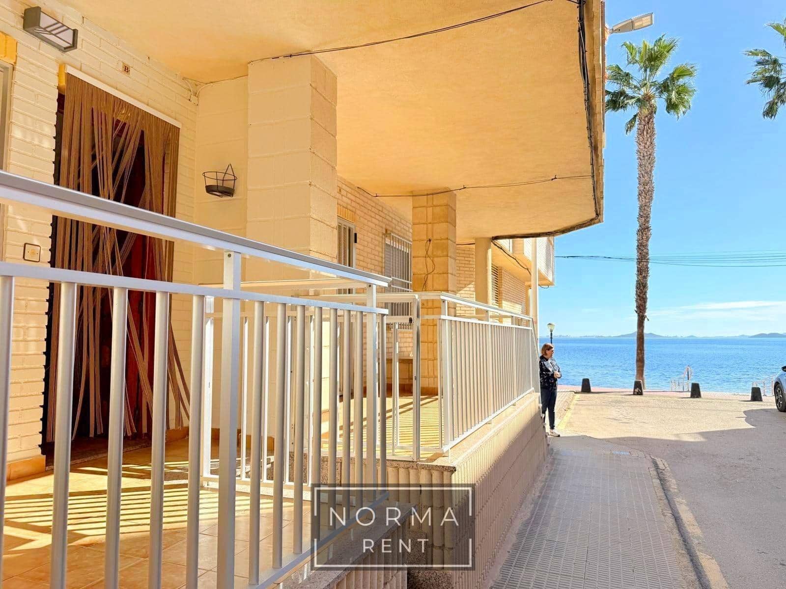 2 bedroom Beach Apartment for rent in Los Narejos with garage - € 575 (Ref: 9414200)