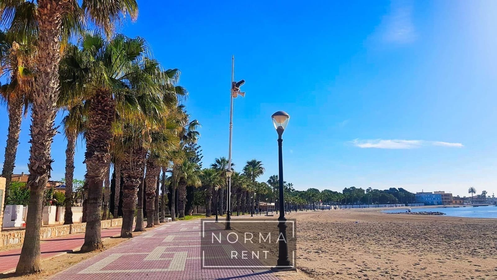 2 bedroom Beach Apartment for rent in Los Narejos with garage - € 575 (Ref: 9414200)