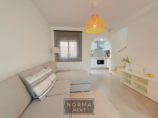 2 Zimmer Bungalow zu vermieten in Monte y Mar, Santa Pola mit Pool - 1.100 € (Ref: 9440605)