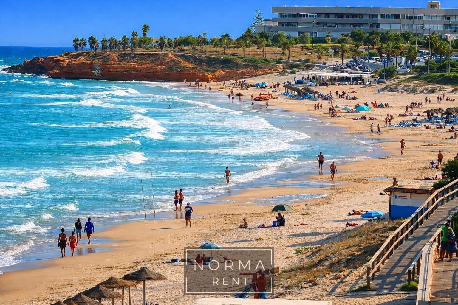 3 Zimmer Reihenhaus zu vermieten in Orihuela Costa mit Pool - 1.200 € (Ref: 9591389)