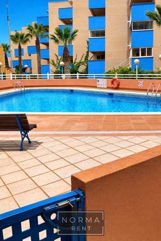 2 quarto Apartamento de Praia para arrendar em Aguamarina, Orihuela com garagem - 820 € (Ref: 9679928)