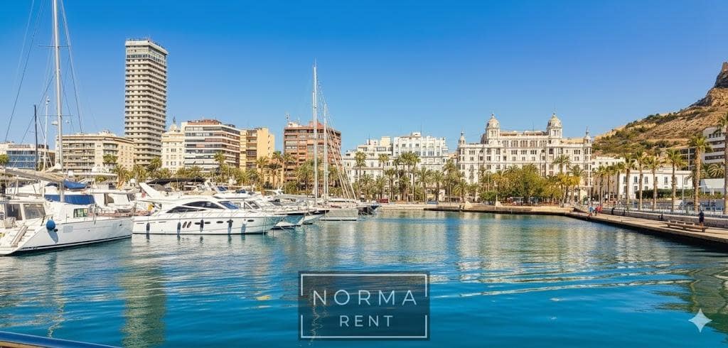 2 soveværelse Lejlighed til leje i Alicante by med garage - € 1.450 (Ref: 9801308)