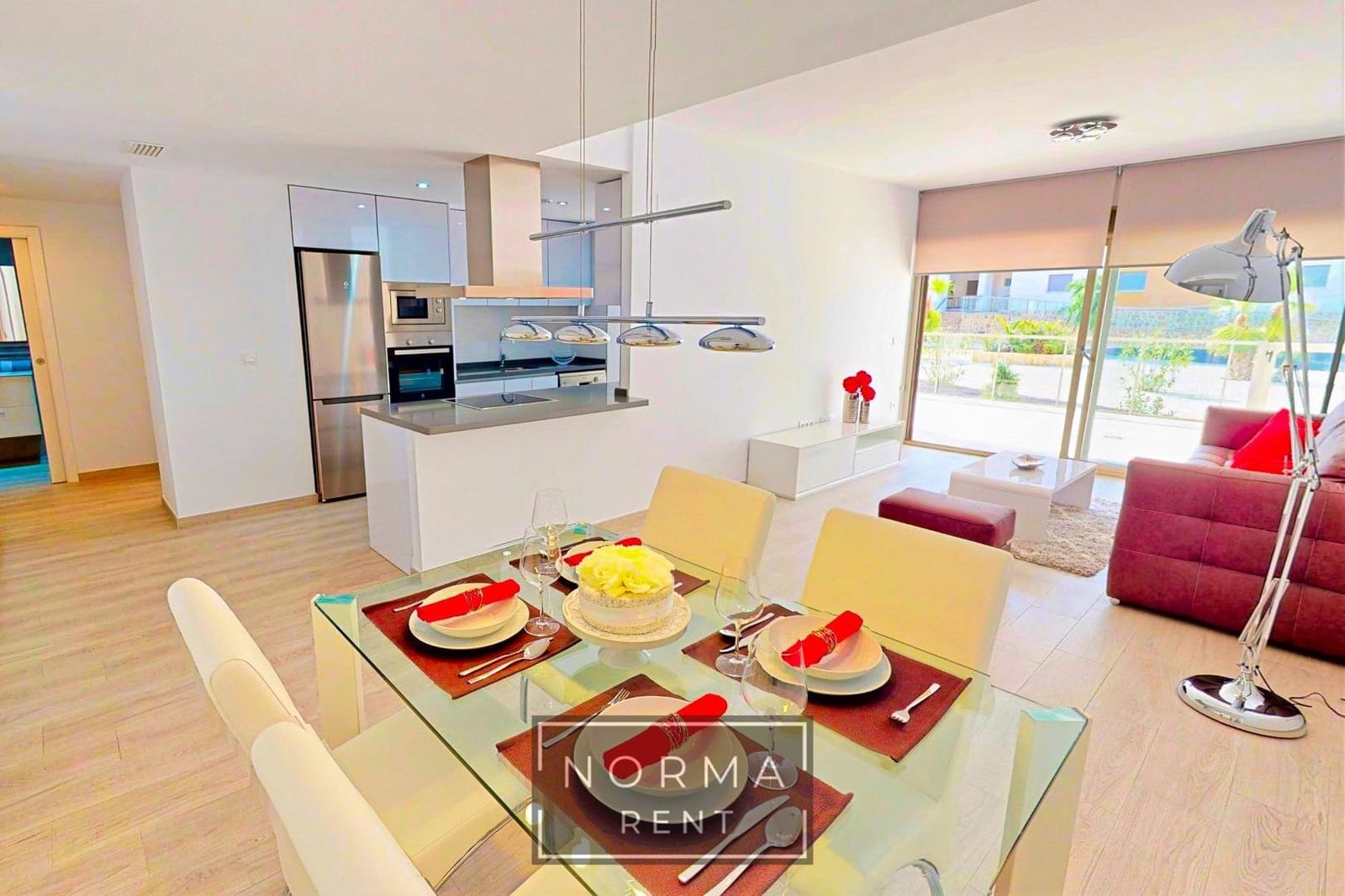 3 Zimmer Apartment zu vermieten in Villamartin mit Pool Garage - 1.500 € (Ref: 9827163)