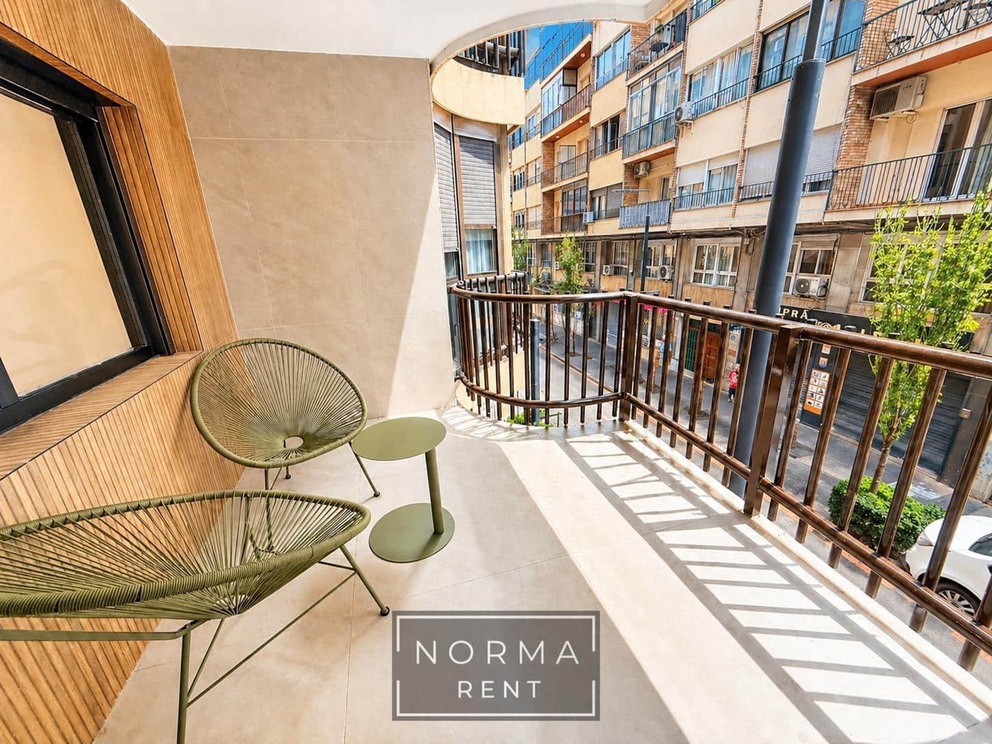 2 Zimmer Apartment zu vermieten in Alicante / Alacant Stadt mit Garage - 1.590 € (Ref: 9868667)