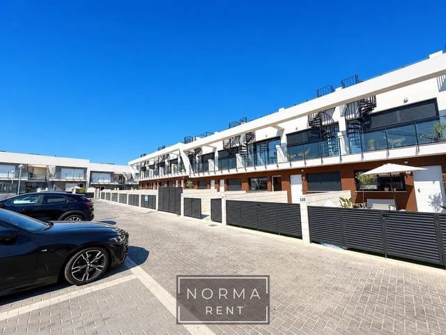 3 bedroom Terraced Villa for rent in Monte y Mar, Santa Pola with pool garage - € 1,700 (Ref: 9927501)