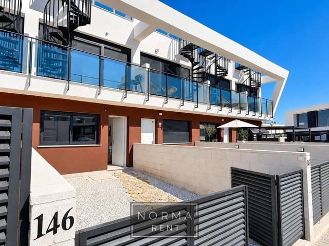 3 bedroom Terraced Villa for rent in Monte y Mar, Santa Pola with pool garage - € 1,700 (Ref: 9927501)