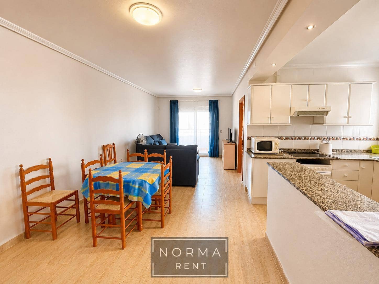 2 makuuhuone Huoneisto vuokrattavana paikassa Orihuela Costa mukana uima-altaan 
autotalli - 850 € (Ref: 9958044)