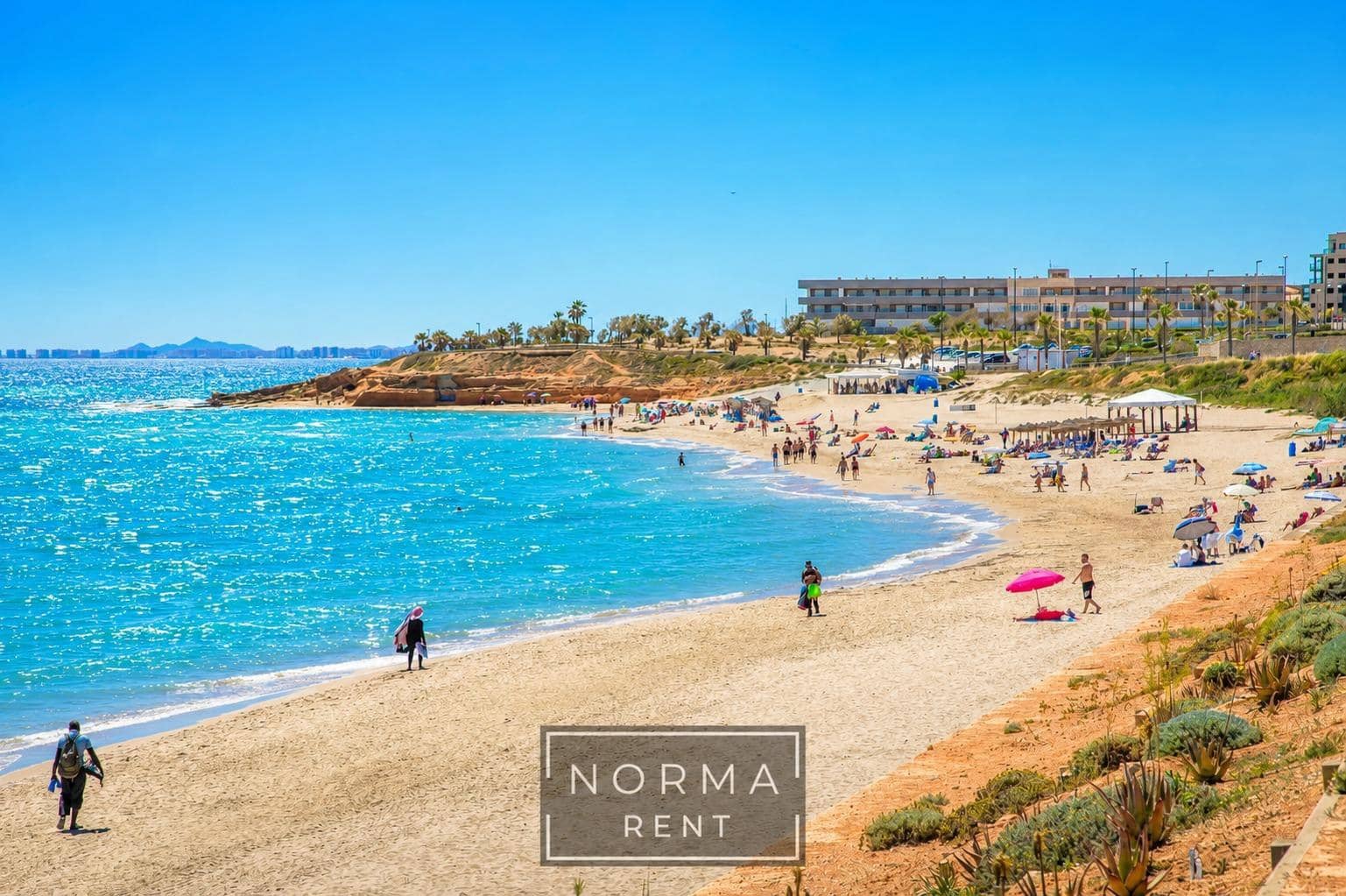 Apartamento de 2 habitaciones en Orihuela Costa en alquiler con piscina garaje - 850 € (Ref: 9958044)