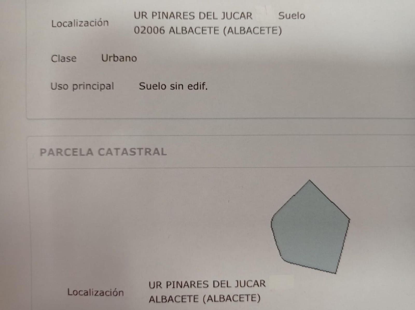 Building Plot for sale in Albacete city - € 200,000 (Ref: 9723620)