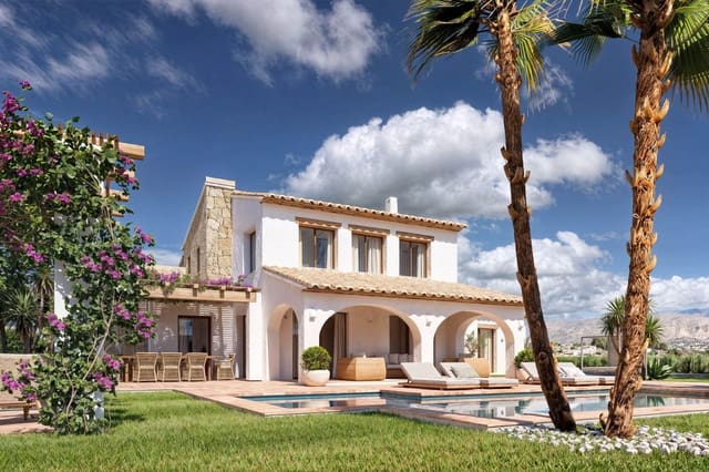 4 makuuhuone Huvila myytävänä paikassa Teulada, Teulada-Moraira mukana uima-altaan - 1 795 000 € (Ref: 9066286)