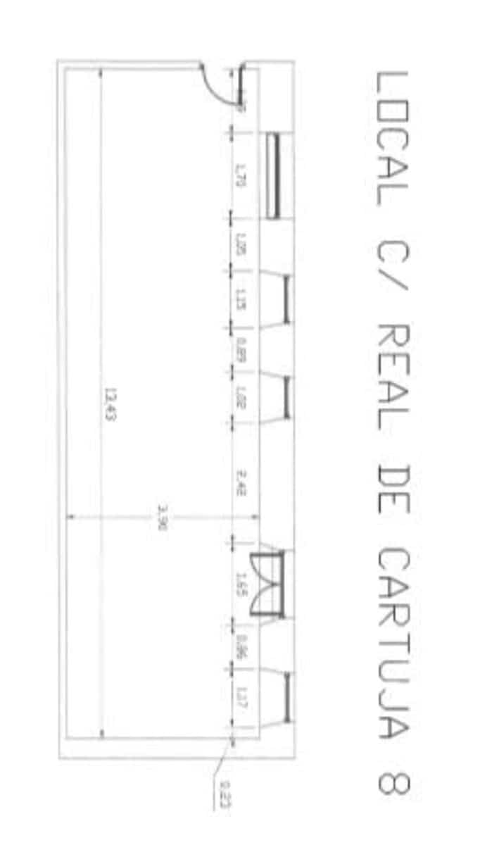 Kaupallinen vuokrattavana paikassa Granada kaupunki - 600 € (Ref: 7868030)