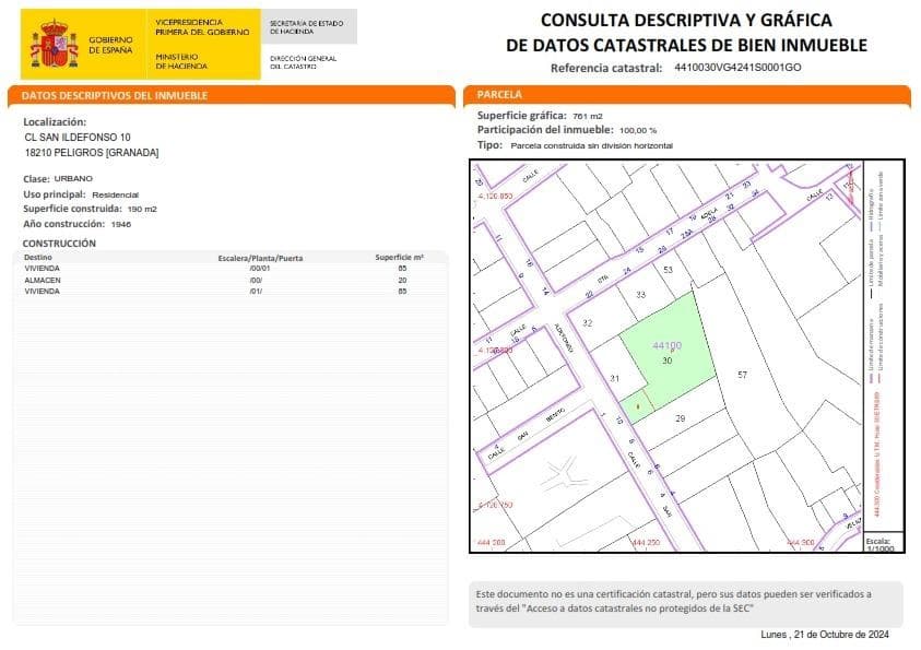 Byggegrund til salg i Peligros - € 490.000 (Ref: 8595395)