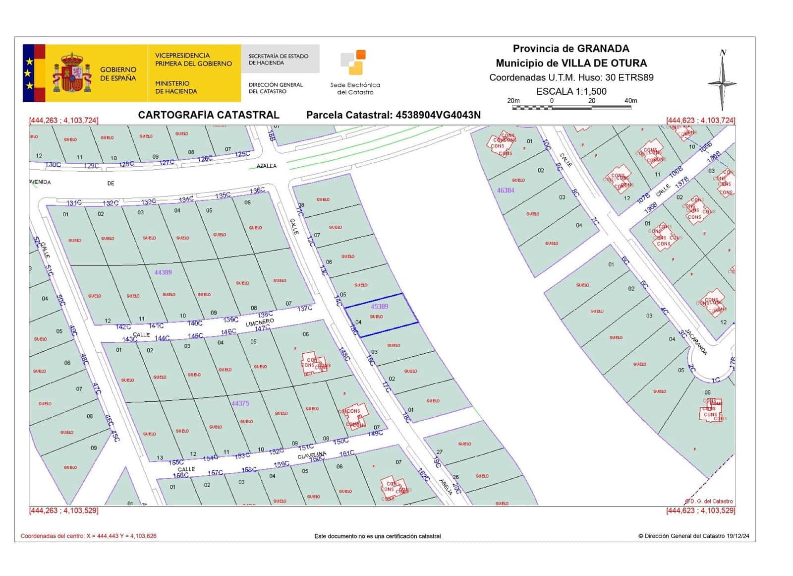 Byggetomt til salgs i Otura - € 54 000 (Ref: 8724061)