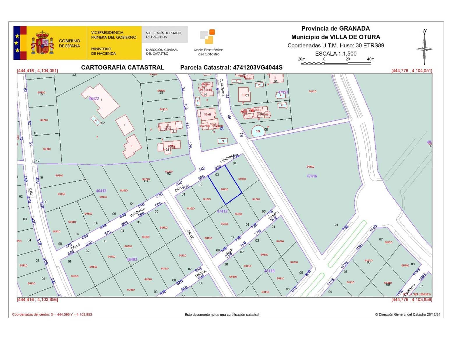 Byggegrund til salg i Otura - € 54.000 (Ref: 8773803)