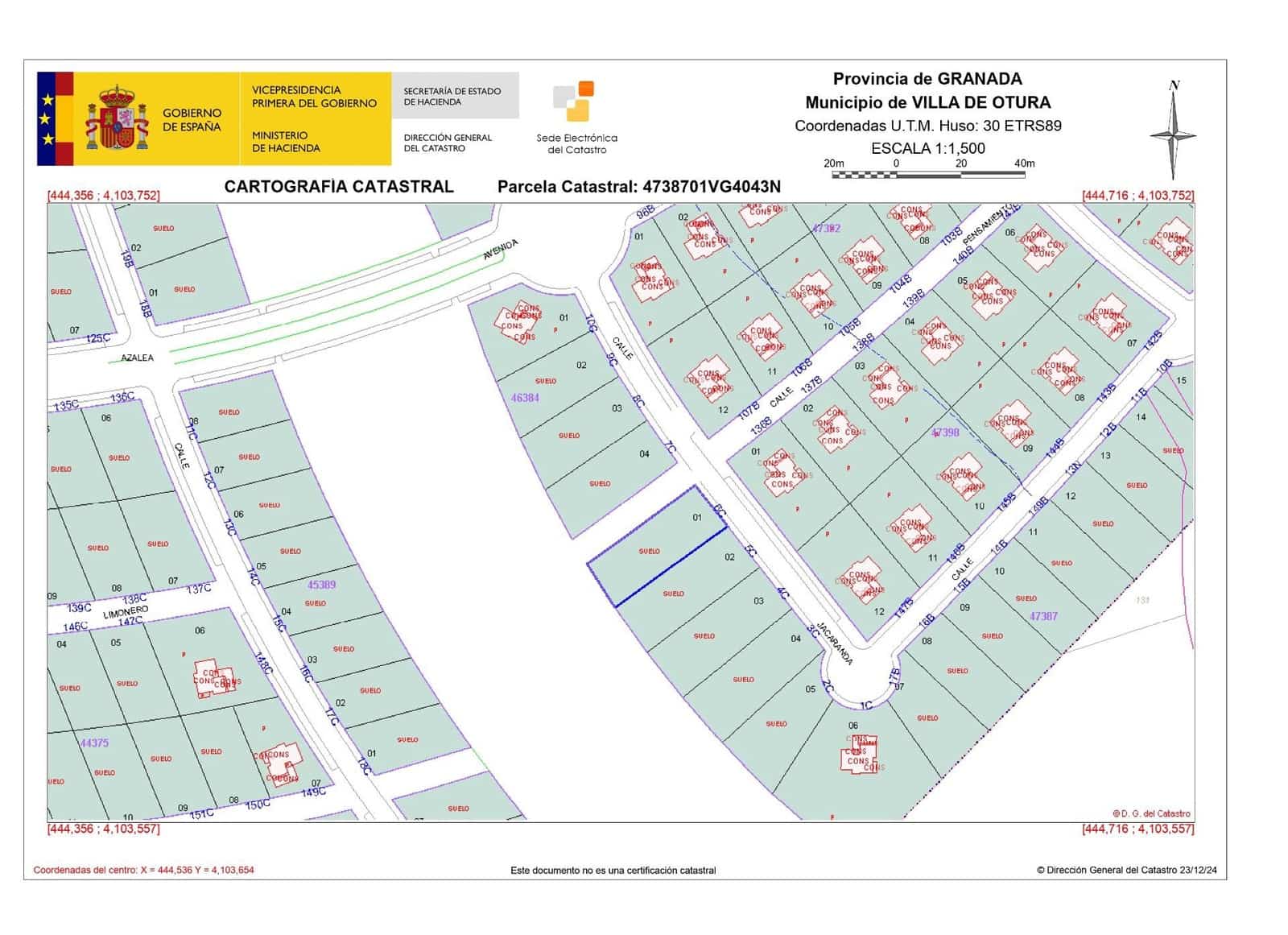 Tontti myytävänä paikassa Otura - 73 000 € (Ref: 8773805)