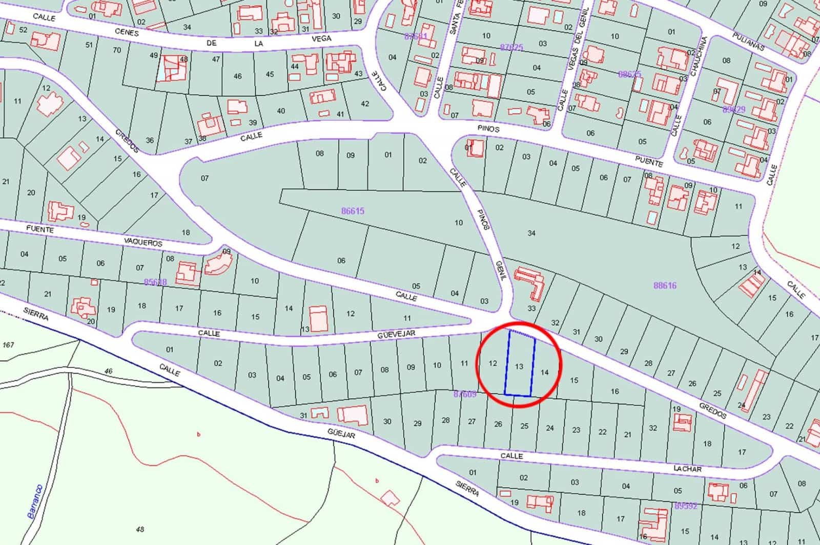 Bauplatz zu verkaufen in La Zubia - 75.000 € (Ref: 9615435)