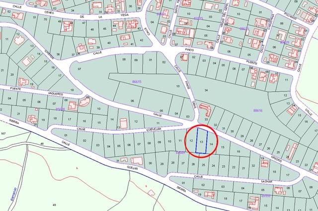 Tontti myytävänä paikassa La Zubia - 75 000 € (Ref: 9615435)