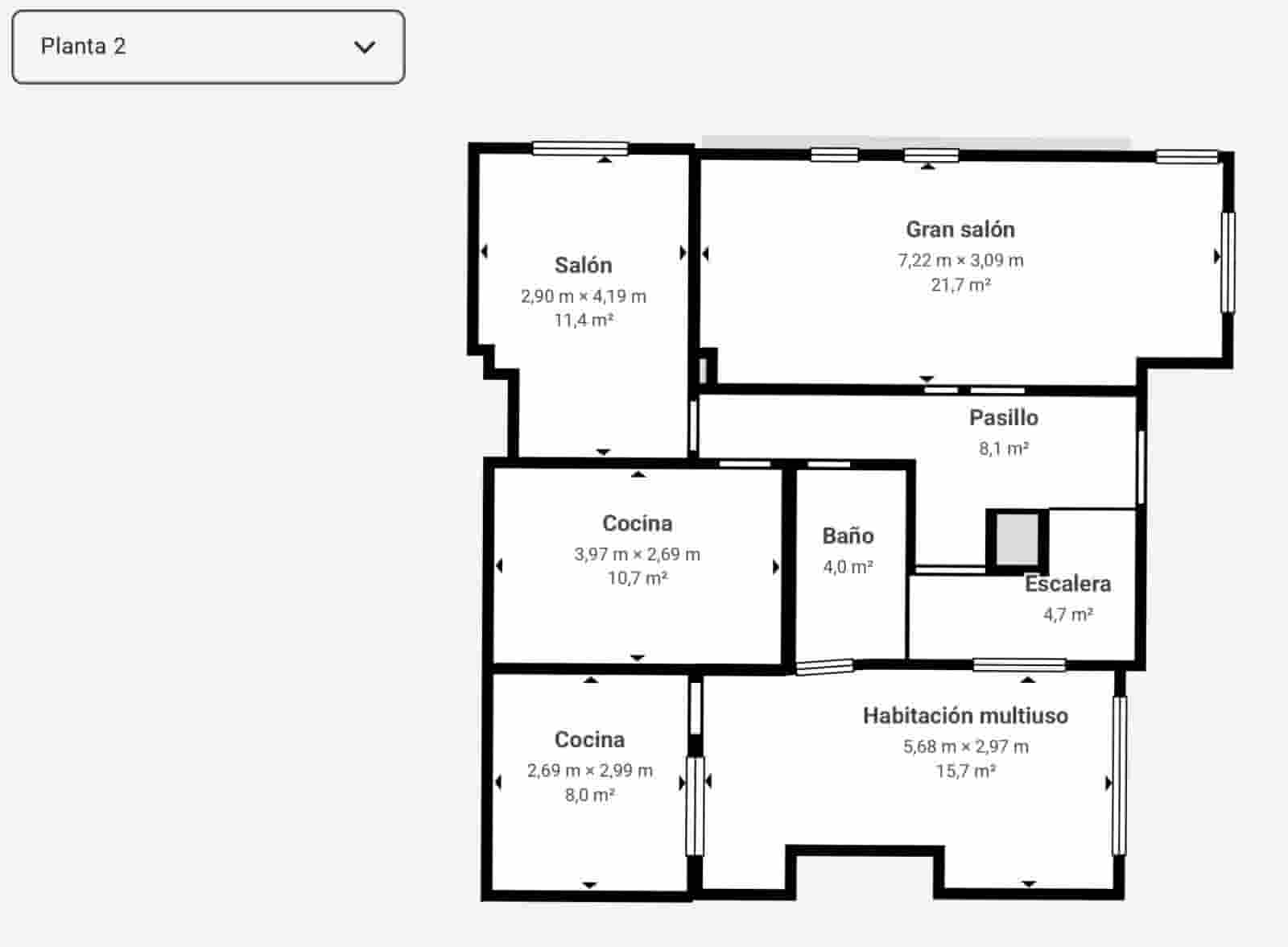 4 sypialnia Dom szeregowy na sprzedaż w Miasto Grenada z garażem - 595 000 € (Ref: 9733861)