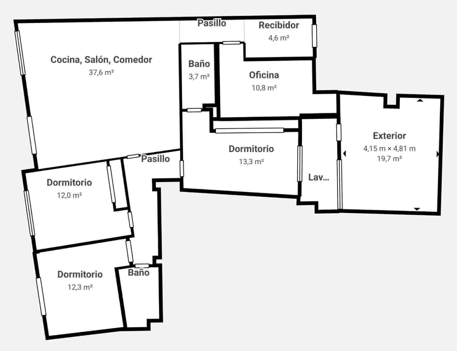 4 slaapkamer Flat te koop in Granada stad - € 449.000 (Ref: 9770611)