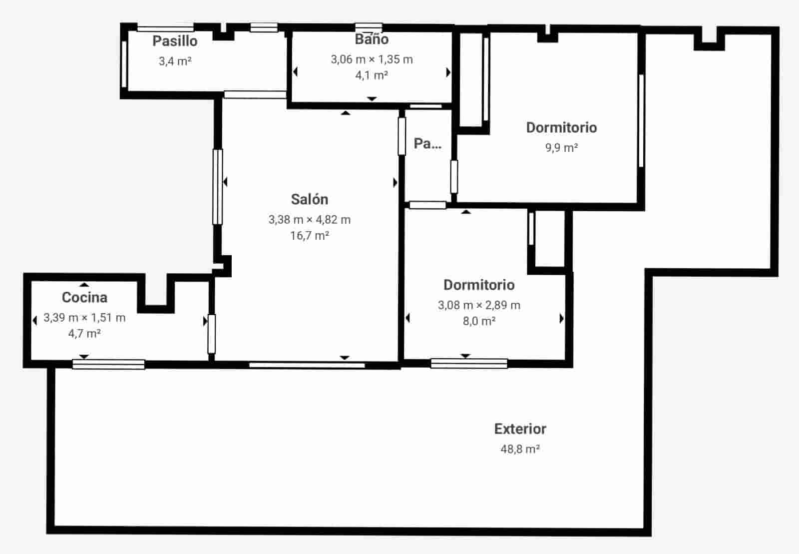 2 soveværelse Penthouse til salg i Santa Fe med garage - € 199.000 (Ref: 9855422)