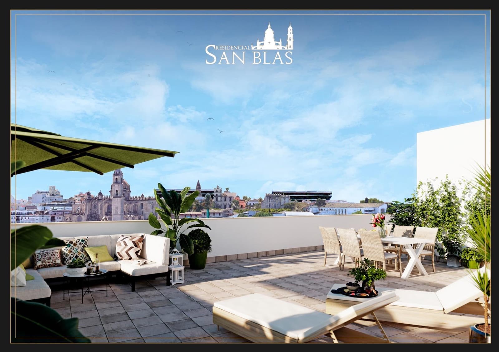 2 soveværelse Penthouse til salg i Jerez de la Frontera med swimmingpool garage - € 345.000 (Ref: 8985964)