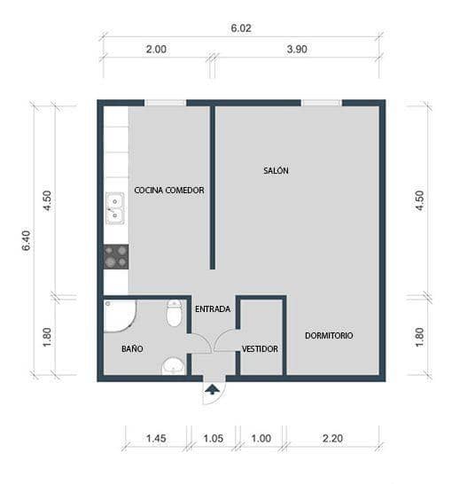 1 quarto Apartamento para venda em Benidorm com piscina - 225 000 € (Ref: 10086332)