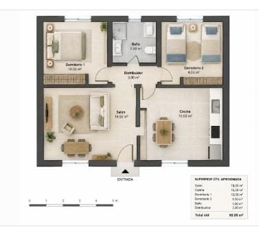 2 chambre Appartement à vendre à La Nucia avec piscine - 189 000 € (Ref: 10159839)