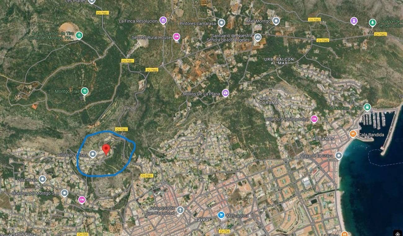 Byggegrund til salg i Javea / Xabia - € 107.200 (Ref: 8523186)