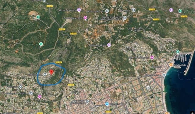 Byggetomt til salgs i Montgó - Ermita, Javea / Xàbia - € 107 200 (Ref: 8523186)