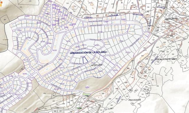 Solar/Parcela en Monte Solana, Pedreguer en venta - 115.000 € (Ref: 9596304)