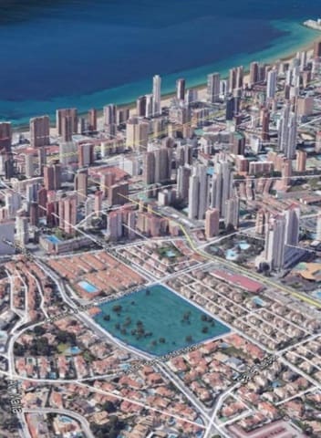 Byggetomt til salgs i Benidorm - € 8 000 000 (Ref: 9741846)