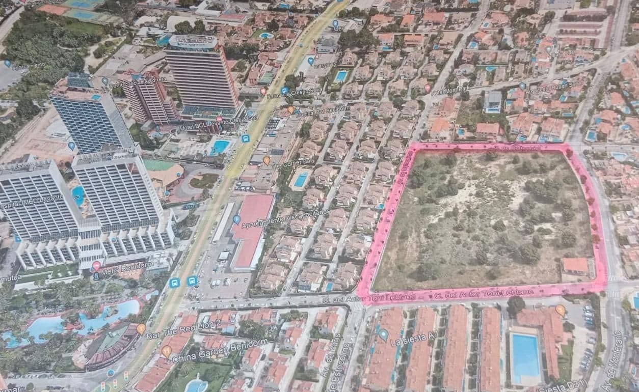 Byggegrund til salg i Benidorm - € 8.000.000 (Ref: 9741846)