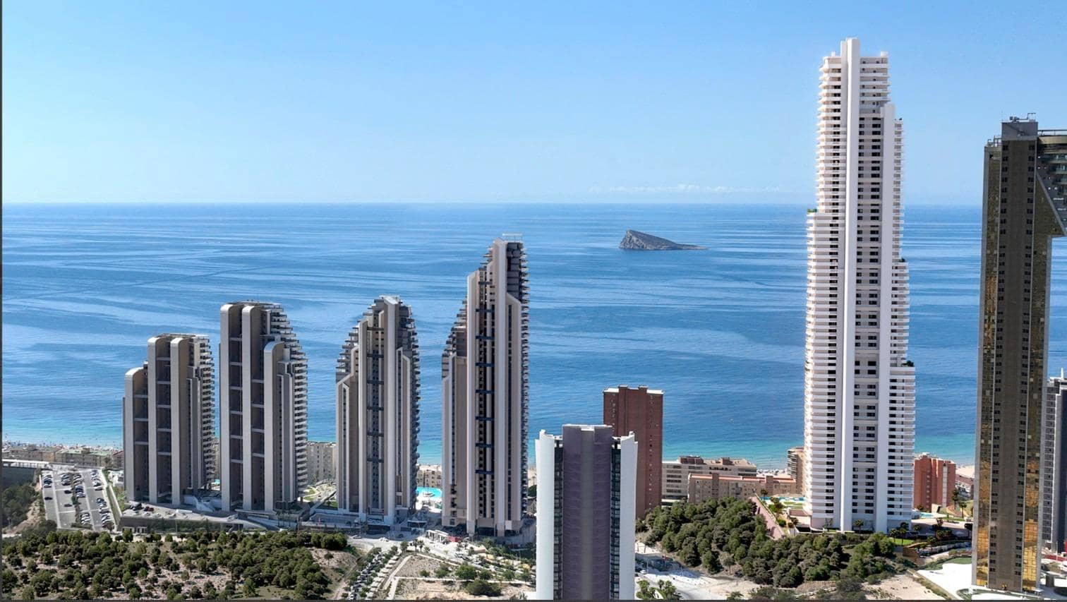 2 sovrum Lägenhet till salu i Benidorm med pool garage - 567 000 € (Ref: 9808103)