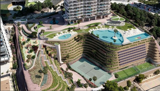 2 sovrum Lägenhet till salu i Playa Poniente, Benidorm med pool garage - 567 000 € (Ref: 9808103)