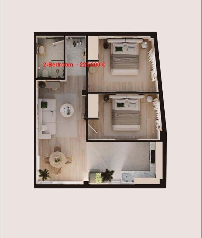 2 sypialnia Apartament na sprzedaż w Benidorm - 225 000 € (Ref: 9818347)